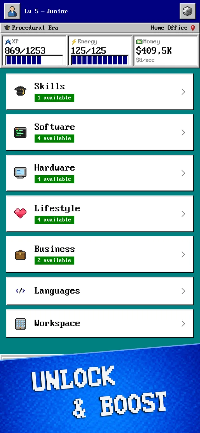 WinCode 98 upgrades screen