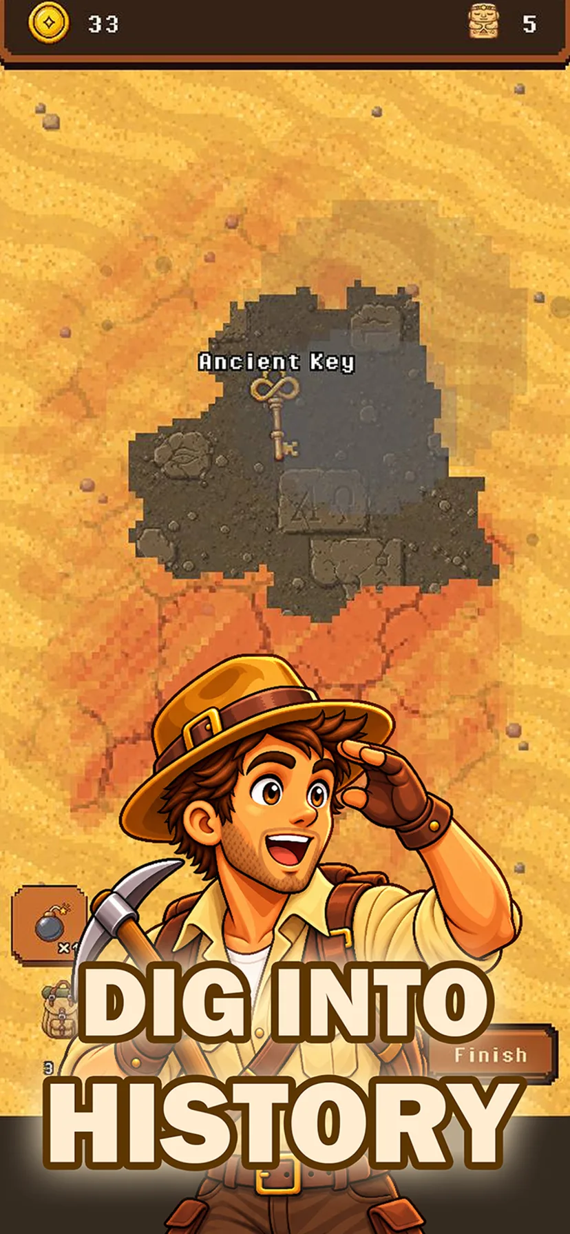 Digging up an Ancient Key in Diggy Days